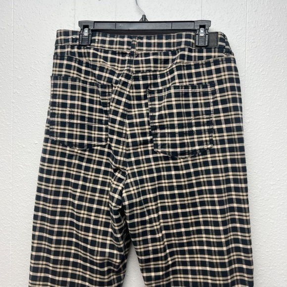 American Eagle Dark Academia Indie Chic Boho Twee Plaid Ankle Pants Womens Sz 14 - Picture 6 of 11